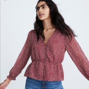 Madewell ditzy flower shirt. Size small